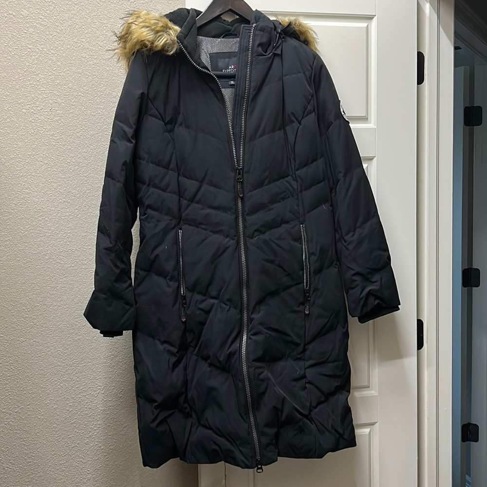 Winter coat parka arctic expedition